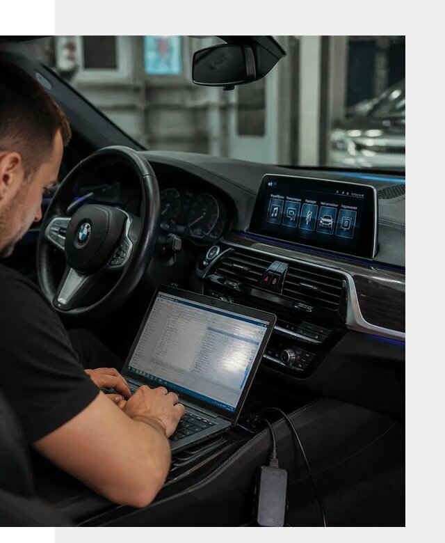 Русификация мультимедиа BMW для авто под ключ в Советской Гавани