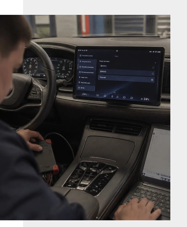 Русификация автомобиля BYD HAN для эксплуатации в Советской Гавани